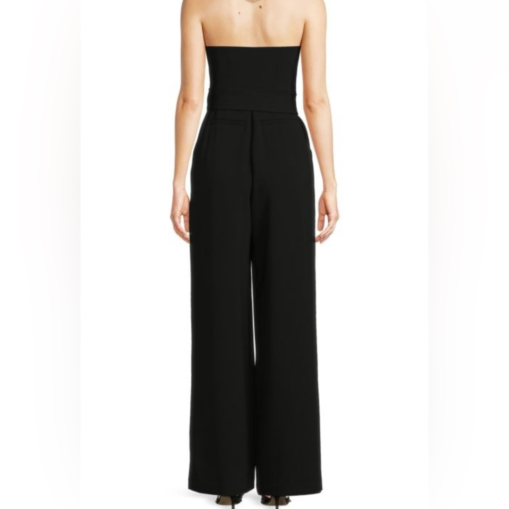 A.L.C. Size 00 Black Maxi strapless Jumpsuit for Night Out - Picture 4 of 12